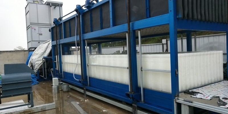 Pabrik Es Balok Penguapan Langsung Industri 20 Ton