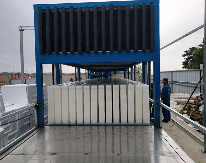 Pabrik Es Balok Penguapan Langsung Industri 20 Ton