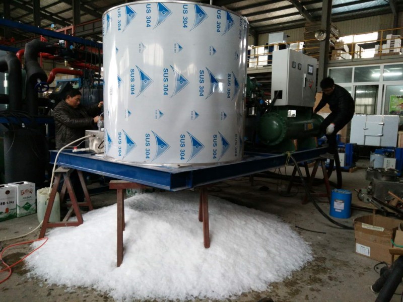 Sistem Mesin Es Serpihan Industri Tugas Berat 15 Ton
